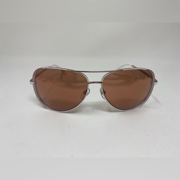 MICHAEL KORS AVIATOR SICILY FLASH M2067s ROSE GOLD WHITE W/ PINK LENS 59mm 6278 - Picture 1 of 10